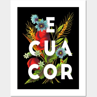 Ecuador Proud Flag, Ecuador gift heritage, Ecuadorian girl Boy Friend Ecuatoriano Posters and Art